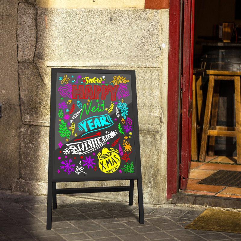 Woodsam LED Message Board, Bulletin Boards, Chalkboards, Erasable